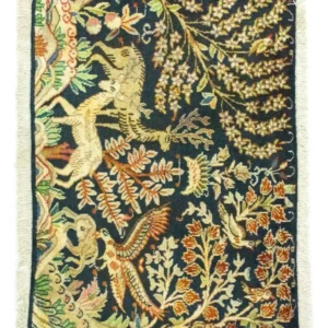 Persisk teppe - klassisk - 98 x 68 cm - blå