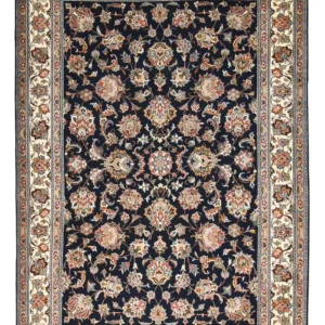 Persisk teppe - klassisk - 286 x 205 cm - mørkeblå