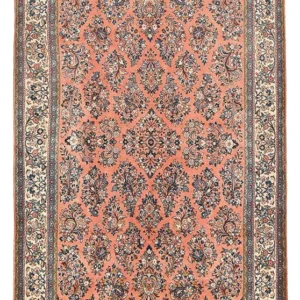 Persisk teppe - klassisk - 287 x 160 cm - lys rød