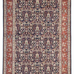 Persisk teppe - klassisk - 288 x 198 cm - svart