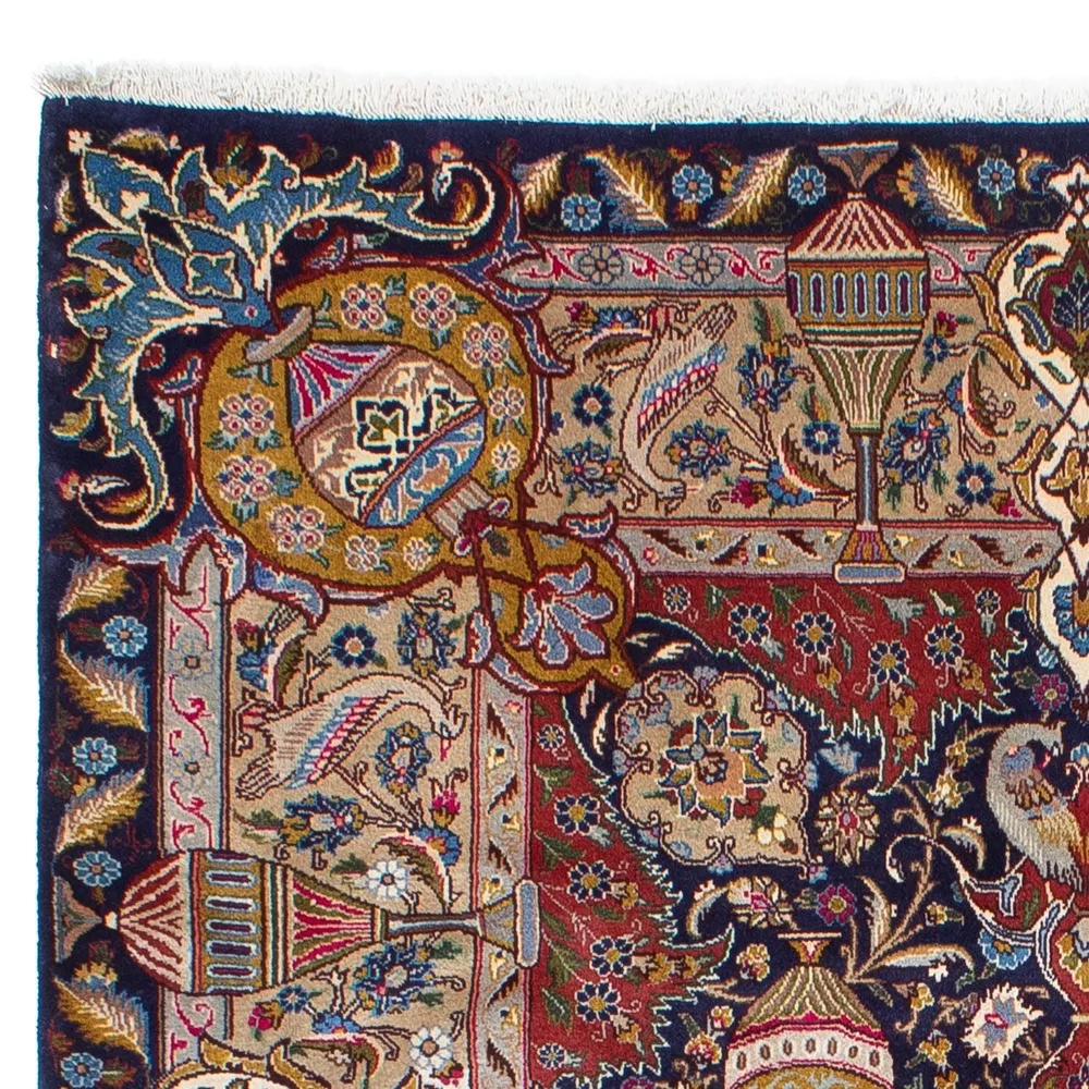 Persisk teppe - klassisk - 288 x 203 cm - mørkeblå