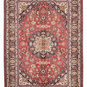 Persisk teppe - klassisk - 290 x 197 cm - lys rød