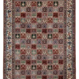 Persisk teppe - klassisk - 290 x 198 cm - flerfarget