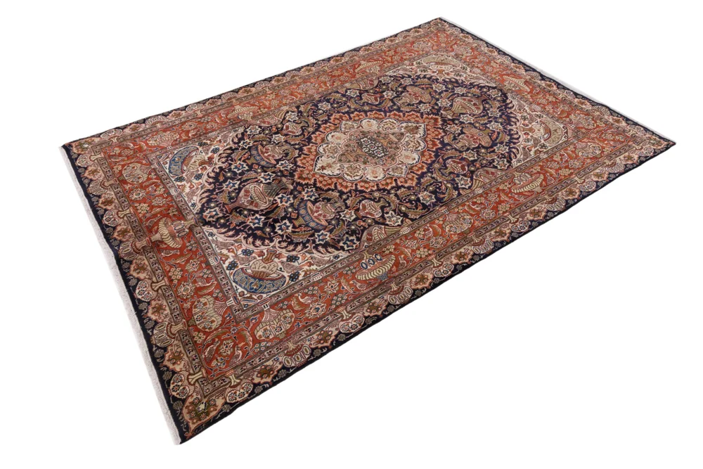 Persisk teppe - klassisk - 290 x 200 cm - flerfarget