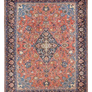 Persisk teppe - klassisk - 290 x 213 cm - lys rød
