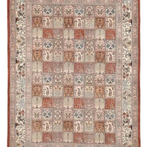 Persisk teppe - klassisk - 294 x 202 cm - rosa