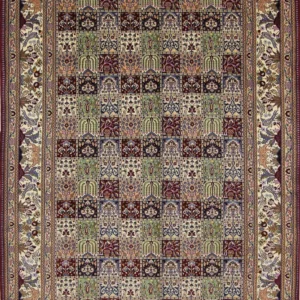 Persisk teppe - klassisk - 294 x 204 cm - mørk beige