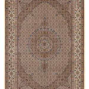 Persisk teppe - klassisk - 295 x 196 cm - taupe