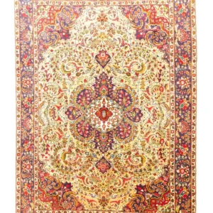 Persisk teppe - klassisk - 296 x 194 cm - beige