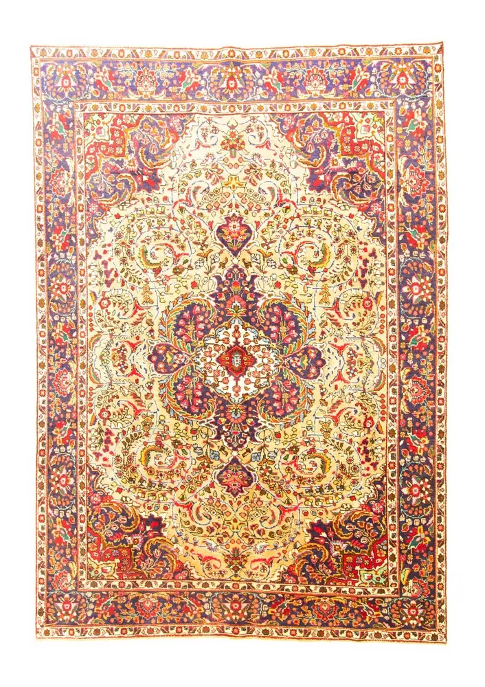Persisk teppe - klassisk - 296 x 194 cm - beige