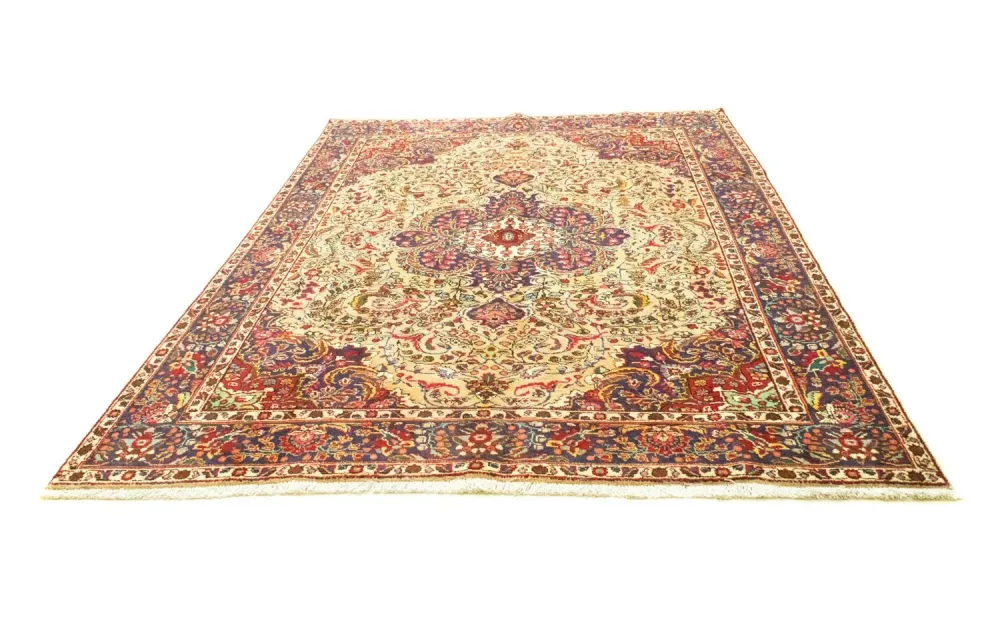 Persisk teppe - klassisk - 296 x 194 cm - beige