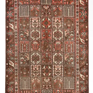 Persisk teppe - klassisk - 298 x 192 cm - flerfarget