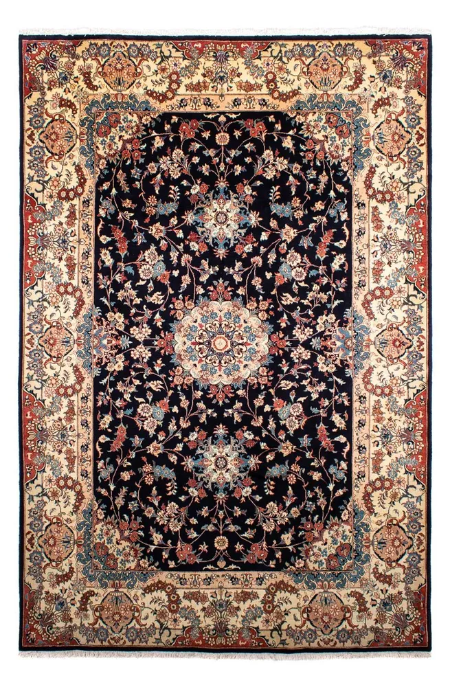 Persisk teppe - klassisk - 298 x 196 cm - mørkeblå