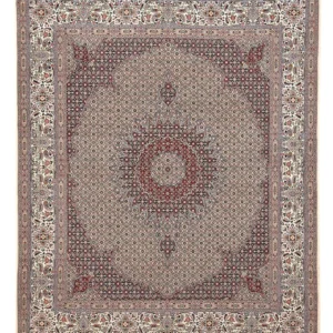 Persisk teppe - klassisk - 300 x 247 cm - lysebrun