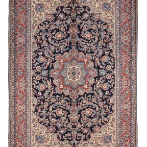 Persisk teppe - klassisk - 302 x 201 cm - mørkeblå