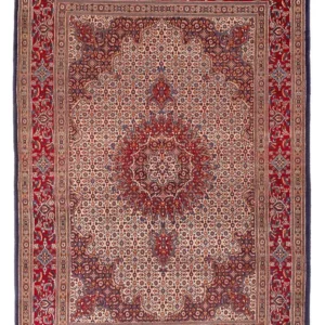 Persisk teppe - klassisk - 303 x 210 cm - lys rød