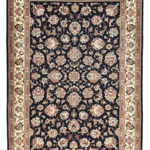 Persisk teppe - klassisk - 307 x 211 cm - mørkeblå