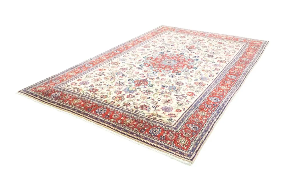 Persisk teppe - klassisk - 312 x 204 cm - beige