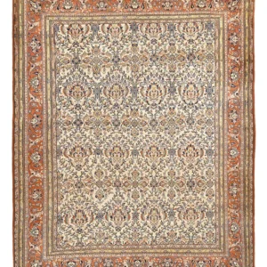 Persisk teppe - klassisk - 317 x 252 cm - mørk beige