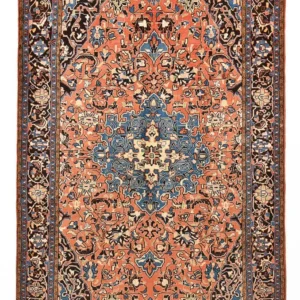 Persisk teppe - klassisk - 324 x 216 cm - lys rød