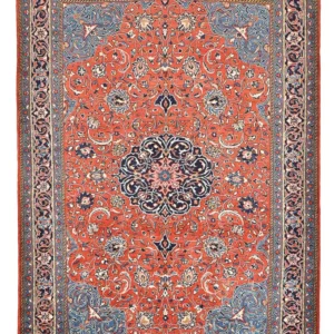 Persisk teppe - klassisk - 325 x 213 cm - lys rød