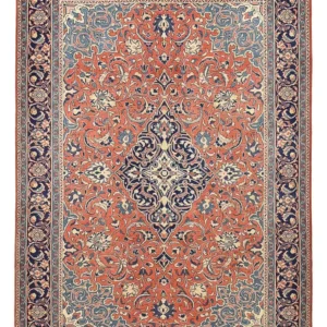 Persisk teppe - klassisk - 337 x 240 cm - lys rød