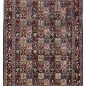 Persisk teppe - klassisk - 340 x 243 cm - mørk rød