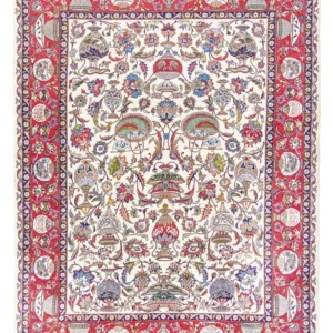 Persisk teppe - klassisk - 340 x 250 cm - beige