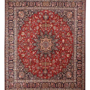 Persisk teppe - klassisk - 340 x 290 cm - rød