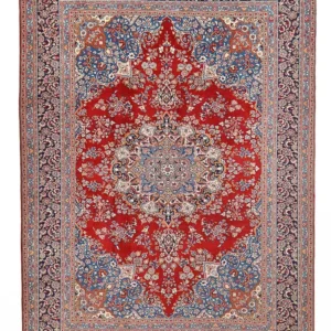 Persisk teppe - klassisk - 341 x 243 cm - rød