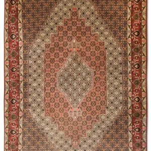 Persisk teppe - klassisk - 348 x 200 cm - mørkeblå