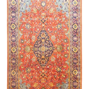 Persisk teppe - klassisk - 348 x 204 cm - oransje