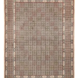 Persisk teppe - klassisk - 349 x 239 cm - lysebrun