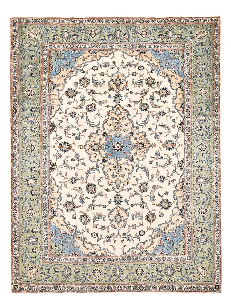 Persisk teppe - klassisk - 349 x 255 cm - krem
