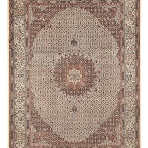 Persisk teppe - klassisk - 350 x 242 cm - lysebrun
