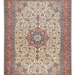 Persisk teppe - klassisk - 350 x 251 cm - sand