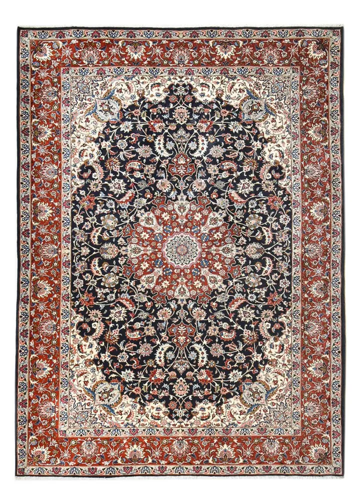 Persisk teppe - klassisk - 355 x 257 cm - mørk brun