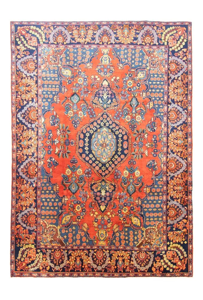 Persisk teppe - klassisk - 365 x 257 cm - oransje