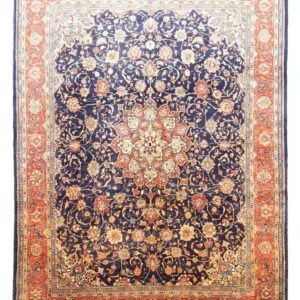 Persisk teppe - klassisk - 370 x 277 cm - blå