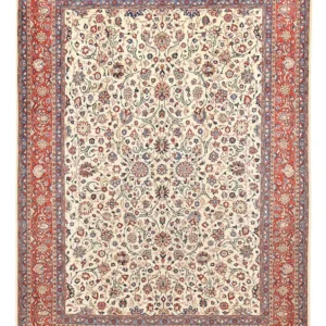 Persisk teppe - klassisk - 378 x 270 cm - flerfarget
