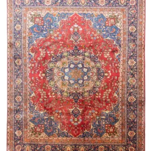 Persisk teppe - klassisk - 378 x 300 cm - rød