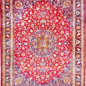 Persisk teppe - klassisk - 396 x 293 cm - rød