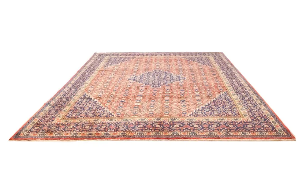 Persisk teppe - klassisk - 397 x 295 cm - brun