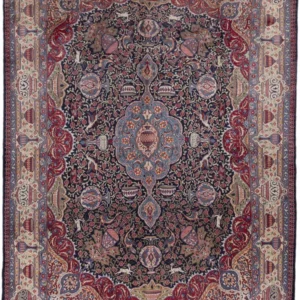 Persisk teppe - klassisk - 400 x 290 cm - flerfarget