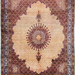 Persisk teppe - klassisk - 412 x 314 cm - flerfarget