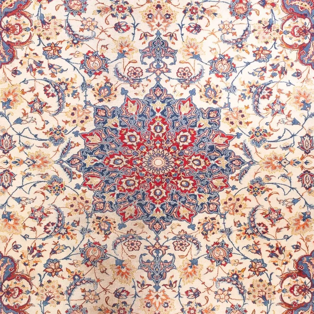 Persisk teppe - klassisk - 421 x 303 cm - lys rød
