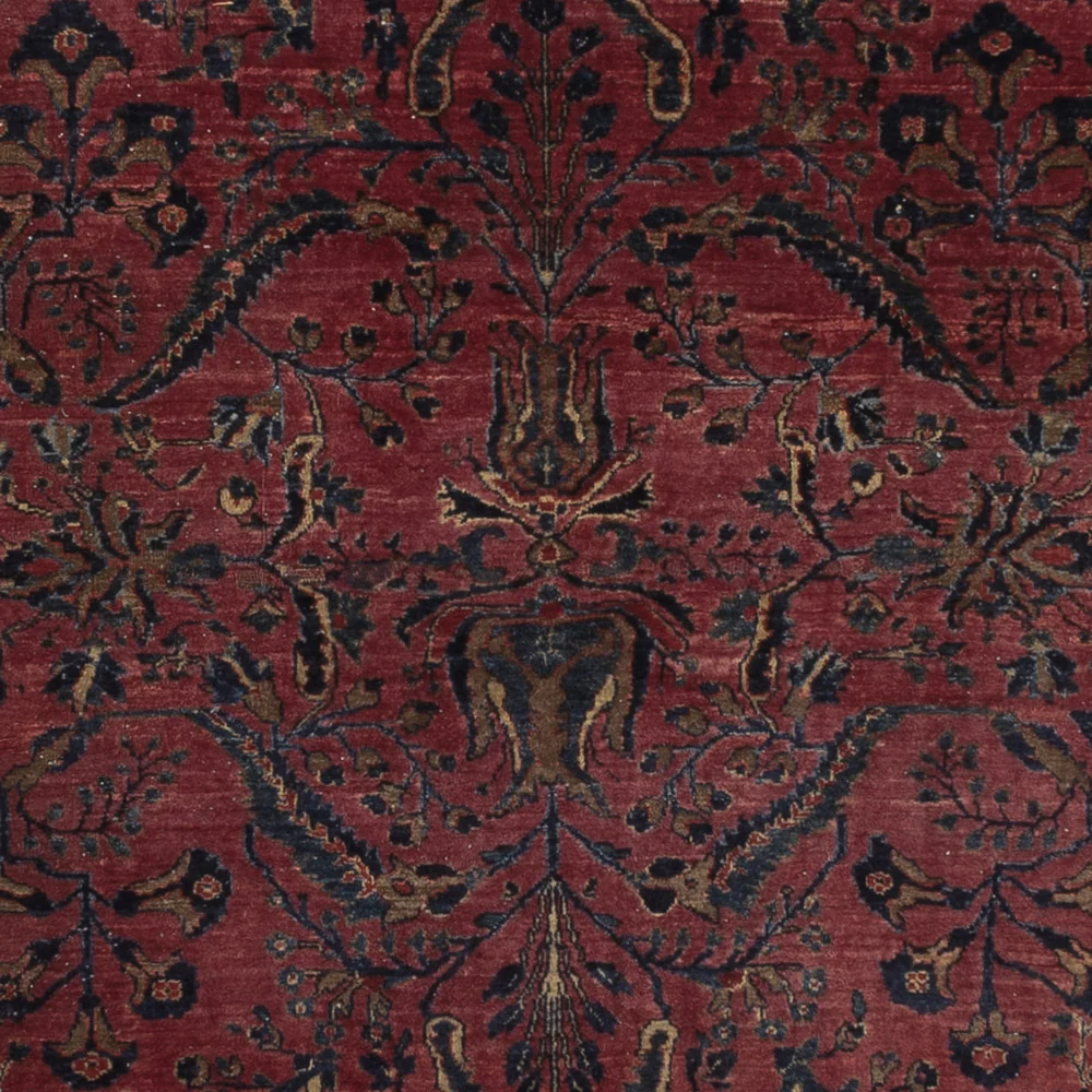 Persisk teppe - klassisk - Antikk - 400 x 310 cm - rød