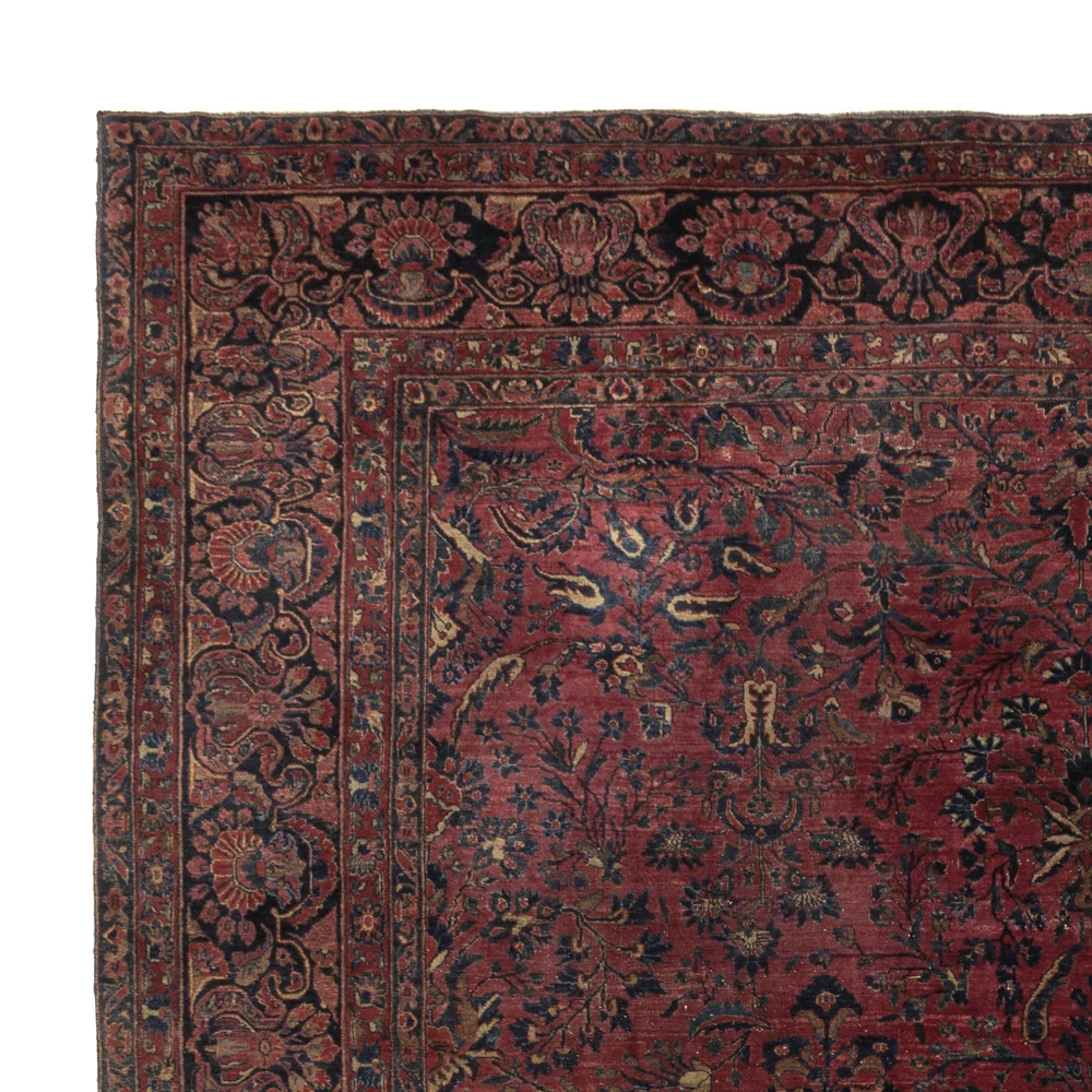 Persisk teppe - klassisk - Antikk - 400 x 310 cm - rød