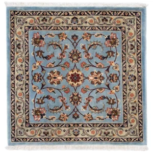 Persisk teppe - klassisk square - 100 x 98 cm - blå
