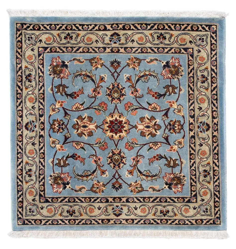 Persisk teppe - klassisk square - 100 x 98 cm - blå